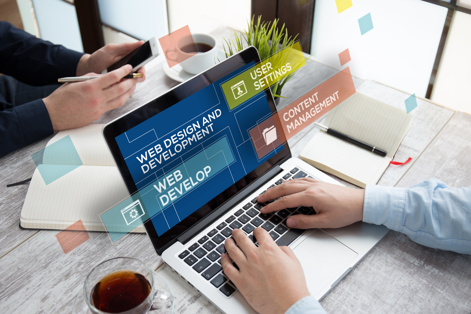 WEB DESIGN AND DEVELOPMENT CONCEPT